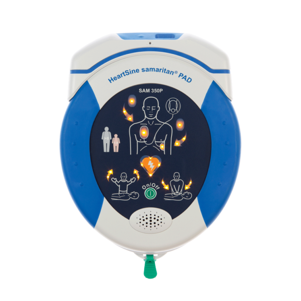 HeartSine Samaritan PAD 500P Semi Automatic AED Defibrillator with Carry Case from GME Supply